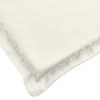 Garden Bench Cushion Melange Cream 78.7"x19.7"x2.8" Fabric