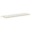 Garden Bench Cushion Melange Cream 78.7"x19.7"x2.8" Fabric