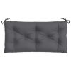 Garden Bench Cushions 2pcs Anthracite 39.4"x19.7"x2.8" Oxford Fabric