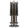 Lucca 5-Pc Snack Table Set; Oyster Gray