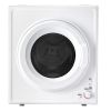 ZOKOP GYJ40-168I1 Compact portable Household clothes Dryer 4KG 2.6CUFT with Stainless Steel Drum White 120V 1400W MECHANICAL Control