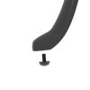 Cast Aluminum Patio Dining Chair 4PCS With Black Frame and Cushions In Random Colors