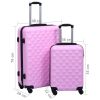 Hardcase Trolley Set 2 pcs Pink ABS