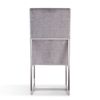 Manhattan Comfort Element Grey Velvet Dining Chair