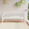 Garden Bench Cushion Melange Cream 78.7"x19.7"x2.8" Fabric