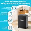PAPER SHREDDER CROSS CUT LARGE BIN HIGH SECURITY LOW NOISE