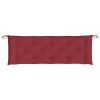 Garden Bench Cushion Wine Red 59.1"x19.7"x2.8" Oxford Fabric