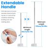 Tub And Tile Scrubber Cleaning Brush With Long Handle Length Adjustable Rod Shower Cleaning Brush With Sponge Hard Bristles Gap Brush