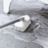 Tub And Tile Scrubber Cleaning Brush With Long Handle Length Adjustable Rod Shower Cleaning Brush With Sponge Hard Bristles Gap Brush
