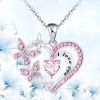 Love Butterfly Necklace New Year's Gift For Your Lover For Your Friend