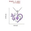 Love Butterfly Necklace New Year's Gift For Your Lover For Your Friend